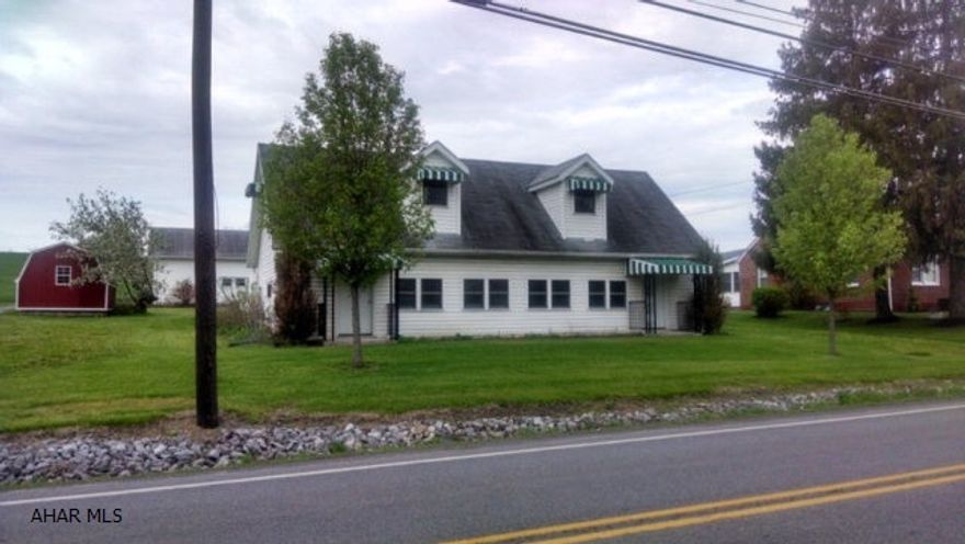 Cape Cod home with roomy open concept. Two bedrooms with potential to have additional bedrooms. Two Esh sheds and large garage. Tons of potential.