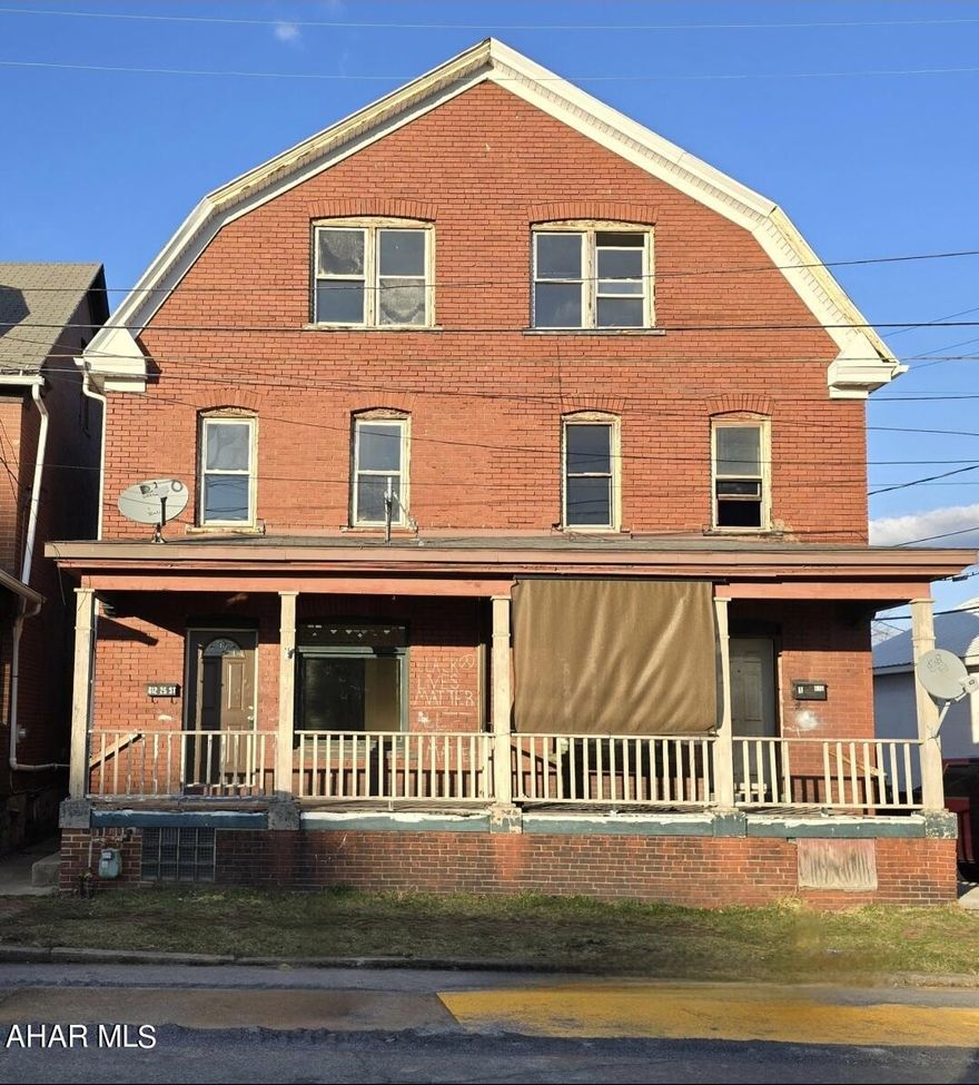 Great investment opportunity for this all brick duplex. Each unit features 3 bedrooms and a full bath. One side has been recently updated and occupied and the other needs a little TLC.  Schedule a tour.