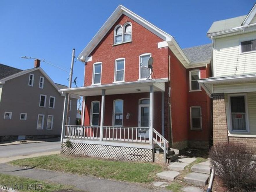 Large Altoona 2 story brick home. Features large living room, formal dining room, kitchen with center island, first floor half bath/laundry. 3 bedrooms plus finished attic. Loads of potential, but needs work throughout. Perfect for investors or handyman. AS-IS sale.