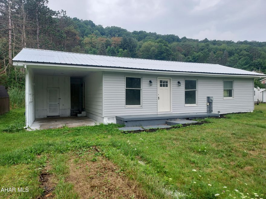 Cute Two bedroom ranch on large private lot, remodeled and ready to move into.