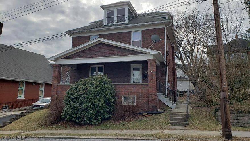 Well maintained 3 bedroom brick home in Hollidaysburg borough. This home has modern updates with original charm. Hardwood flooring throughout makes clean up a breeze. The third floor is unfinished but has electric ran and could be finished for additional living space. Please refer to MLS 57064 for additional information. Church parsonage currently used as a rental. Call listing agent for more information or your private tour.