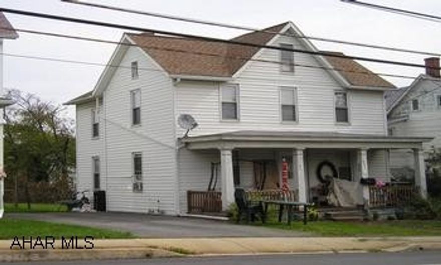 Three bedroom, two-story home w/ spacious rooms, newer replaced windows, shingles, front porch, front & rear doors, rebuilt furnace (OHW heat). Great lot extending from street to alley. Ample off-street parking. Convenient location. Call Kay Fisher at 814-623-8622.