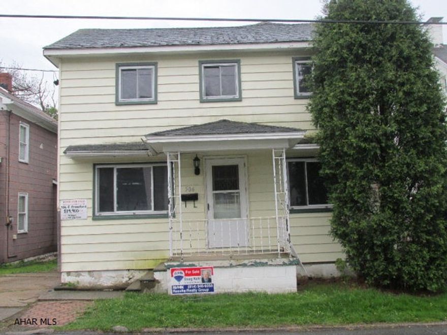 REO property being sold as is, 3 bedrooms, 2 baths, oak kitchen, hardwood floors