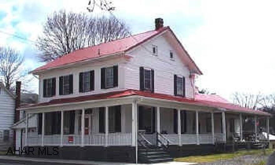 Must be seen to be appreciated!  Renovated log/stone home-one of the oldest homes in Alexandria.  Features exposed log, plank walls and flooring.  All up to today's standards.  New roof, new kitchen, new bath on first floor, new hot water system, new wiring.  4 fireplaces (non functional).