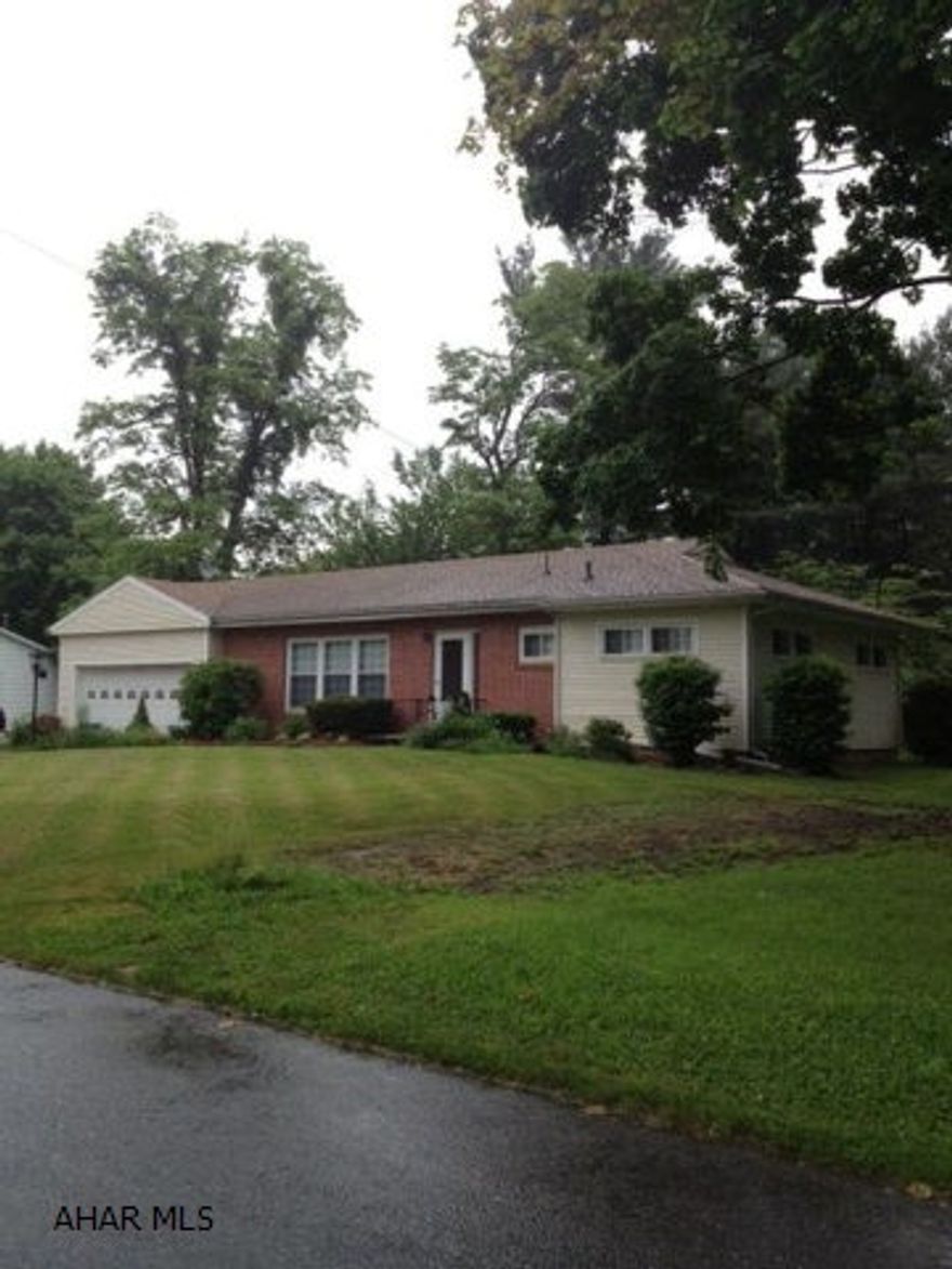 Outstanding brick ranch on 1 acre in Eldorado.  All updated with all newer mechanics.  2 large bedrooms, 1 1/2 bath, very spacious eat-in kitchen with loads of counter space and cabinets.  Full basement is partially finished and ready to be used as a man cave or a family room.  2 car integral garage with full attic walk up for storage.  Big beautiful yard also has 1 detached garage and large concrete driveway leaves room for all of your guests to park.  Yes, it's as nice as you're hoping it is!