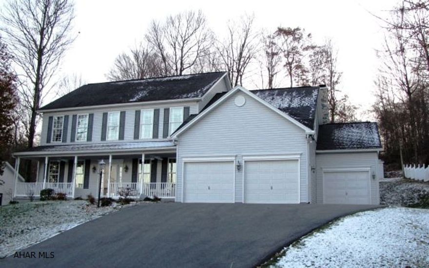 Bellwood School District - 3500 sq ft, 4 bedroom (includes 2 master bedrooms) of luxury and custom upgrades. 3.5 baths. Eat-in kitchen between family room and 4 season room. Located in Parkview Estates - easy access to I-99 to Altoona or State College. This is a must see, ready to move into. Quality and tons of upgrades including 3 car garage. List of upgrades and utility information are available upon request. You will love this well maintained home!!