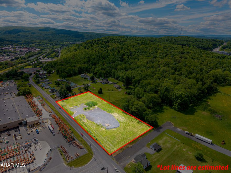 Prime location with endless possibilities!!! This land consists of 2.34 acres and is located less than one mile from the Downtown Bedford Area and just across from the Sunnyside Connector with easy access to State Route 30, I-99, and State Route 220. No zoning and public water, sewer, and natural gas are available. Perfect building site for multi-family housing, professional offices, small warehousing, your own commercial business, or even residential homes. Great location close to supporting amenities, easy access to major roads, and access to public utilities.