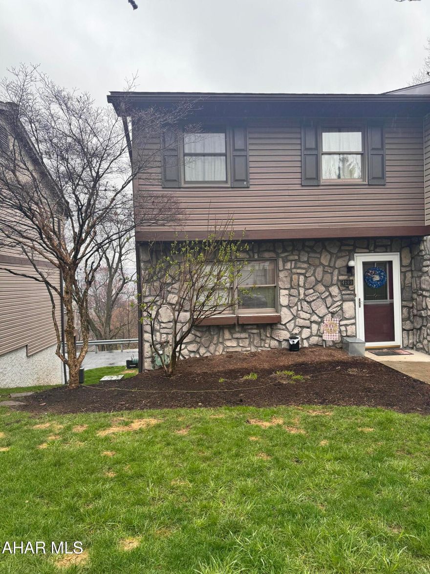 This corner townhome is located in Highland Park, boasting 2,180 total square feet of living space! There is a nice-sized kitchen with updated features and a pantry for your dry storage.The dining area can be used for a bonus living space or can comfortably fit a dining room table. Step down into the living room, complete with a cozy wood-burning fireplace for those chilly evenings! From the living room, you can exit onto the patio to relax in the sun and grill up those summer meals! Upstairs, you'll find a spacious master suite complete with his/her closets and its' own bathroom. The hallway has closet storage, and leads into two other bedrooms. The lower level is an entertainer's dream! Currently used as a ''man-cave,'' this lower level has 700 square feet, optioning a bonus living room and a built-in bar with ground-level exit for company to enter and exit. The roof and the deck are both new! Don't miss this opportunity to own this Highland Park Beauty! HOA Fees are $270/Quarter.