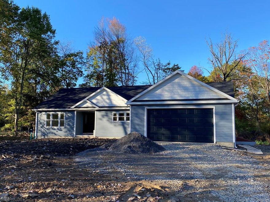 Don't miss this rare opportunity! NEW construction in Bellwood on a .55 acre lot, located within a mile to I99, making this conveniently located between State College & Altoona. Easy one-story living in this open concept, 3 bedroom, 2-1/2 bath home that is nearly complete, so you'll have plenty of time to get settled in before the Holidays. Additional features include cathedral ceilings, bar area in kitchen, master suite with walk-in closet & sliders to deck, 3/4 master bath w/dual sinks & the laundry conveniently located nearby. Attached 2 car garage & a full unfinished basement plumbed for additional bath & high ceiling allowing you to finish the lower level for add'l living space. Taxes are for lot only & will be re-assessed upon completion. Add'l .83 acre parcel available for purchase.