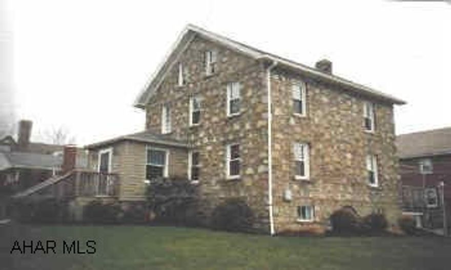 2-story, 3BR, 2 bath fieldstone on corner lot. Newly remodeled, beautiful  kitchen, nice lot.