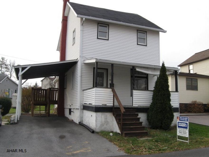 SO SWEET,CLEAN and COZY! Ideal low maintenance and efficient home and lawn for starter, student, downsize or investor!  Close to Altoona Campus and Altoona Hospital.  Very updated with new kitchen, thermopane windows, vinyl siding,  1st floor laundry, and bonus room that could be 3rd bedroom or office. Good furnace and newer hot water heater. Carport and off street parking pad!  All appliances so MOVE IN READY!