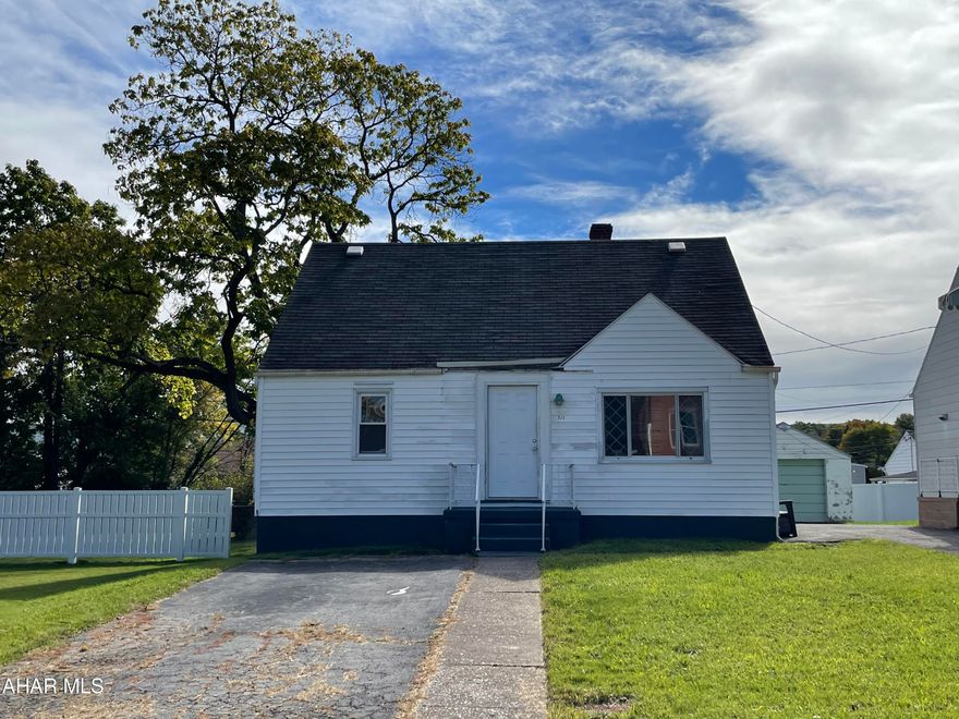 This property is walking distance to Penn State Altoona, and conveniently located near all stores and restaurants in the area. It is much larger than it looks from outside, and was last used as student housing.  The current owners have replaced floors, drywall, updated bathrooms and even added a 3/4 bath to the second floor(which will be completed before closing).  There are two bedrooms on the main floor along with a full bath, kitchen, dining and living room.  The second floor is spacious and currently wide open.  The basement contains two bonus rooms and a 3/4 bath.  The laundry/utility is located in the basement and provides plenty of storage for personal items. The flat lot is easy to maintain.  Call today.