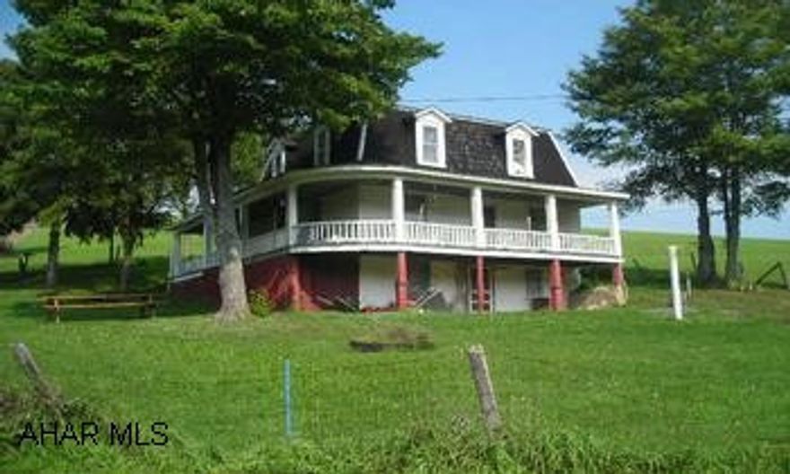 110+/- acres formerly farmed;15+ acres of woods;outbuildings include 80x80 barn with electric/water/4stalls/hayloft/chicken coop;12x12 milkhouse;40x28 corn crib;45x30 garage;80x30 pole building;40x28 metal bldg;several springs and ponds on the property. 110+/- acres formerly formed;15+ acres of woods that hasn't been timbered since 1950s;outbuildings include the following 80x80 barn with electric/water/4 stalls/hayloft/chicken coop;12x12 milkhouse;40x28 corn crib;45x30 garage;80x30 pole barn;40x28 metal bldg;several springs and ponds on the property.  House needs complete rehab.  Property is adjacent to Salas Hills.  Sqft is estimated;year built was not available thru public records.