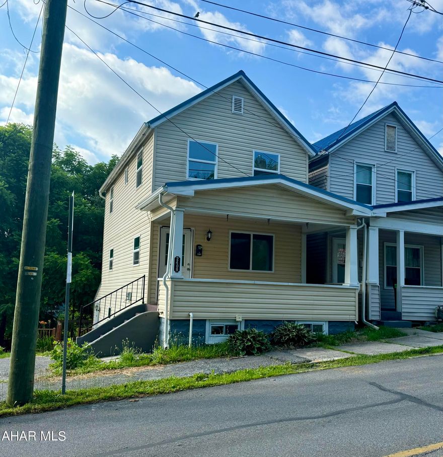 This 3-bedroom, 2-bath house is move-in ready! It features a large private yard and a spacious kitchen. The finished basement provides additional living space, with a recently renovated full bathroom and separate laundry room. The sunroom is offers plenty natural light. A lovely deck just off of the sunroom overlooks the backyard, and there is off-street parking for multiple cars. There is new carpet throughout and a newer metal roof!