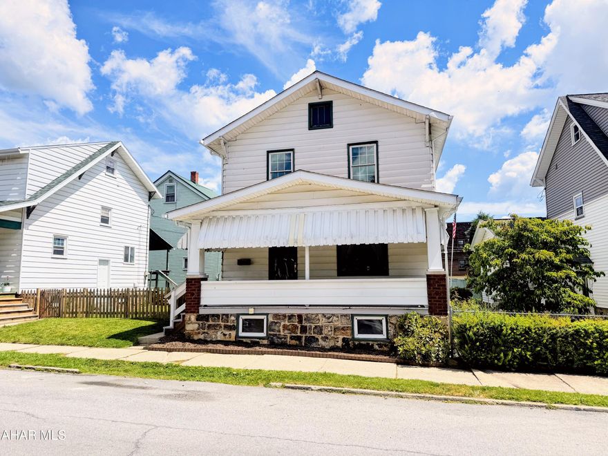 Charming, well-maintained, and move-in ready, this cute and quaint 3-bedroom, 1-bath home offers comfort and simplicity in an easy-living layout. Featuring beautiful original woodwork throughout, the home showcases timeless character with warm, inviting details. French doors add elegance and flow between living spaces, bringing in natural light and enhancing the home's cozy feel.

The cozy, updated kitchen includes a stove and refrigerator, offering convenience and functionality in a well-planned space.

This home includes central air for year-round comfort and a furnace installed in 2018. Clean, cared for, and move-in ready, it's prepared for its next owner.

Situated on a smaller, easy-to-maintain lot, the property is ideal for low-maintenance living while still offering outdoor space to enjoy. A wonderful opportunity for first-time buyers, downsizers, or anyone seeking a comfortable home with character and charm.