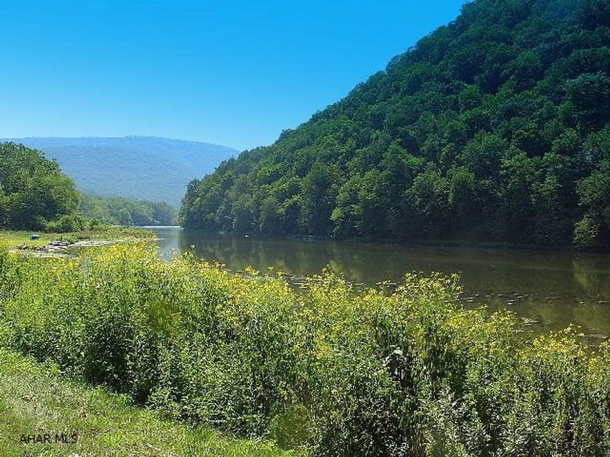 (GPS shows address as Huntingdon). Actual address is Lot 7 Eagles Crossing, Mill Creek, PA 17060. Great Riverfront lot along the Juniata River. Good fishing. Beautiful mountian view. Area is serviced by Henderson Township Mill Creek Area Municipal Authority water & sewer. #J-184