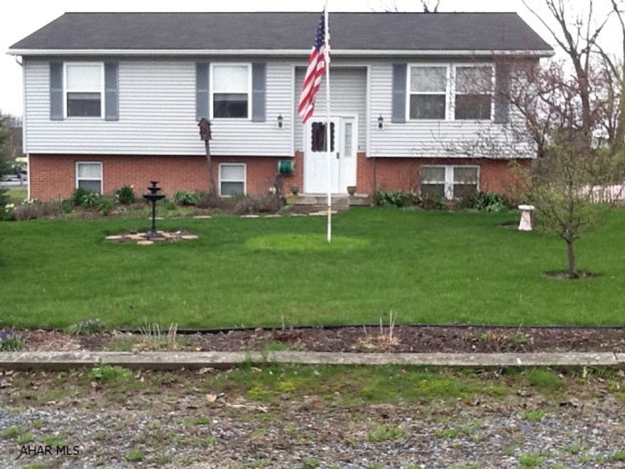 This extremely well maintained bi-level is priced to sell! Master bedroom has a full bath, multi source heat with electric baseboard; propane stove PLUS it sits on a double lot / extra lot is buildable! Professionally installed kitchen with Buterbaugh cabinets, tiled backsplash, solitex counters. Deck 16x14, perennial gardens, shed stays. Paved drive! Appliances stay.