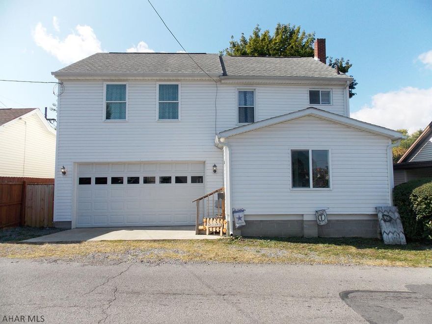 Great home in the Pleasant Valley Area! Lovely eat-in kitchen that features ceramic tile countertops, a center island, and plenty of cabinet space. Spacious living room that is great for entertaining. Convenient first floor laundry. Remodeled bonus room on first floor would make a great home office. Huge master bedroom on the second floor with lots of closet space. Remodeled full bath with a jacuzzi tub and tile floors. Tons of storage in the heated 2 car garage. This home has so much to offer! Property is currently being used as a residential home. Property is zoned for Highway Business.