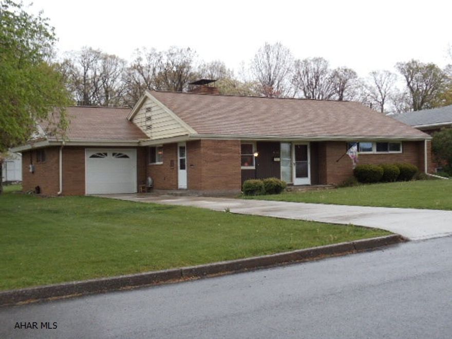 Cute 1 story, 2 bedroom, 1.5 bath brick rancher. Nice back yard. Great starter home. Convenient 1-story living, close to park. J-132