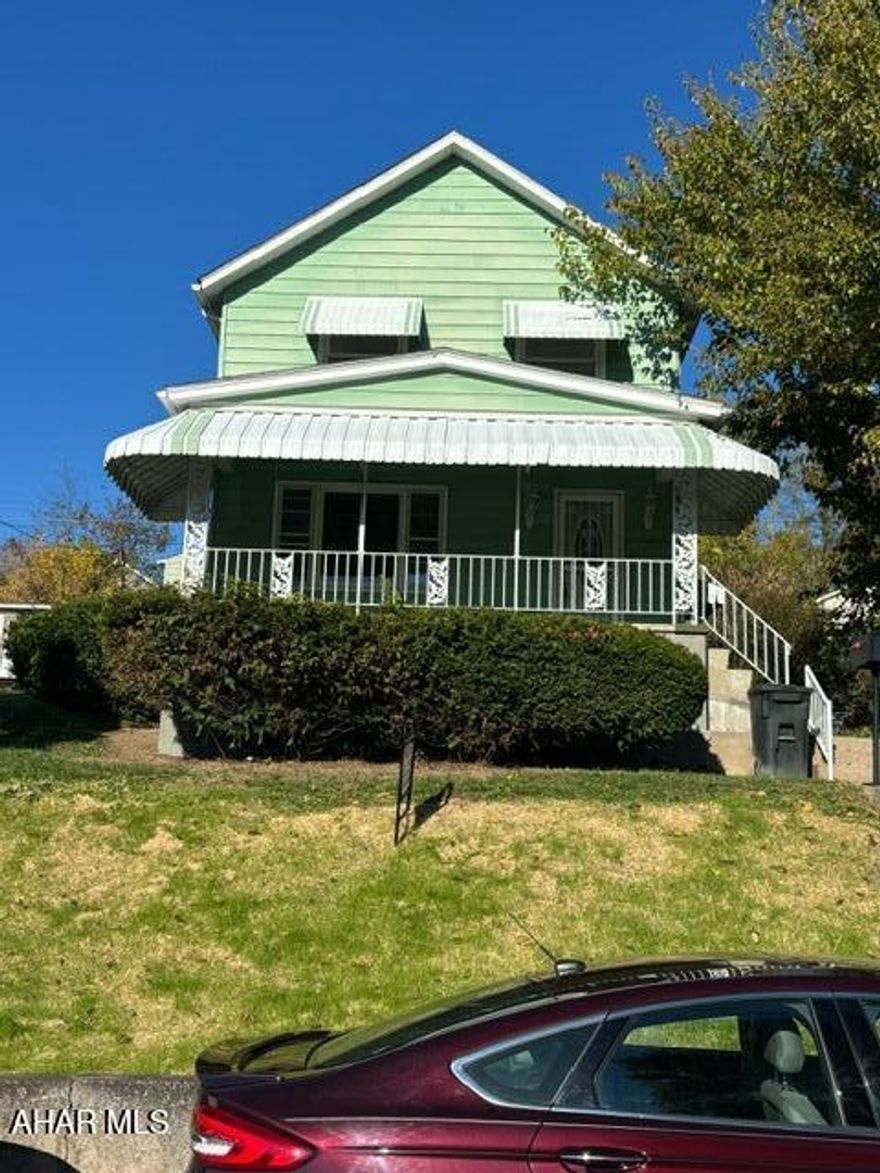 Move-in ready home! Situated on a double lot with 3 bedrooms, 2 bathrooms, new refrigerator, new oven, new microwave, new vinyl plank flooring on the first floor, new carpet on the steps and second floor bedrooms!  New bath fixtures.  Relaxing front porch and back patio included as well, mud room can also serve as a breakfast nook. Small 3rd bedroom has no closet.  Washer and dryer in basement are as is. 2 car garage
with a parking pad in front of the garage.  Come check it out!