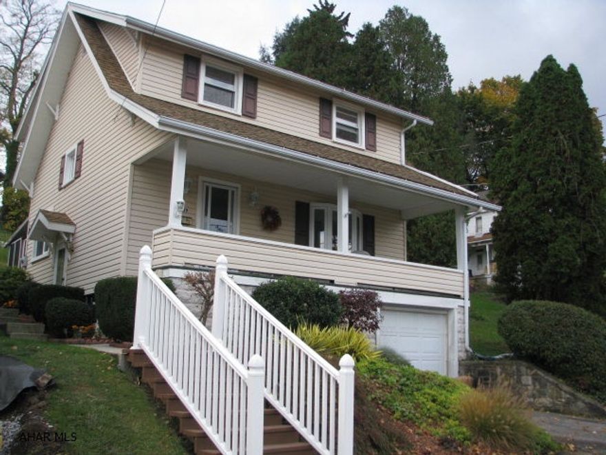 Beautiful 2 story with 3 bedrooms and 1 bath.  Quiet neighborhood.  Home has been freshly painted in neutral colors to coordinate with your color pallet.  Crown molding has been added to several rooms to give it a very modern feel. Bathroom is very large and totally remodeled in 2014. Kitchen and dining room have updated lighting.  Under the carpeting throughout the home are the original hardwood floors if that is your preference. Newer roof, hot water tank and low taxes round out the reasons for you wanting to make this house your home.