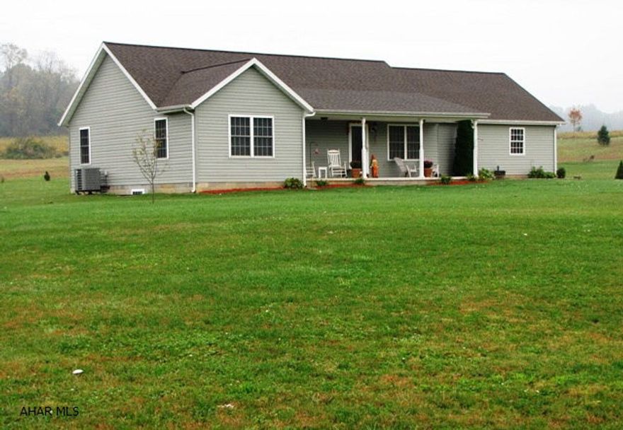 Great location between Altoona and State College. Beautiful one story, well maintained with a gorgeous view setting on 1.5 acres!