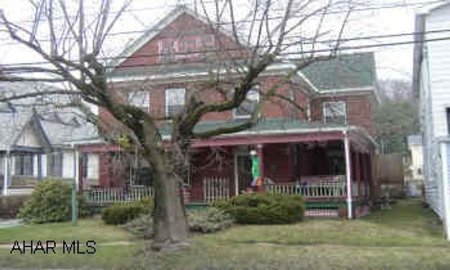 3 STORY BRICK VICTORIAN.  WRAP AROUND PORCH, DECK, ABOVE GROUND POOL. THIS TURN OF THE CENTURY VICTORIAN OFFERS HARDWOOD FLOOR, POCKET DOORS, STAINED GLASS WINDOWS, FIREPLACE AND MORE.  A MUST SEE!  CONTINGENT UPON FINDING HOUSING.