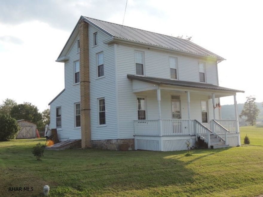 Two story tradition design on .79 acres.  Updated mechanicals, newer roof and furnace, gas heat and hot water and hardwoods throughout. 1 car detached garage with carport and shed.  Updated bath with ceramic and all kitchen appliances included.  A must see!