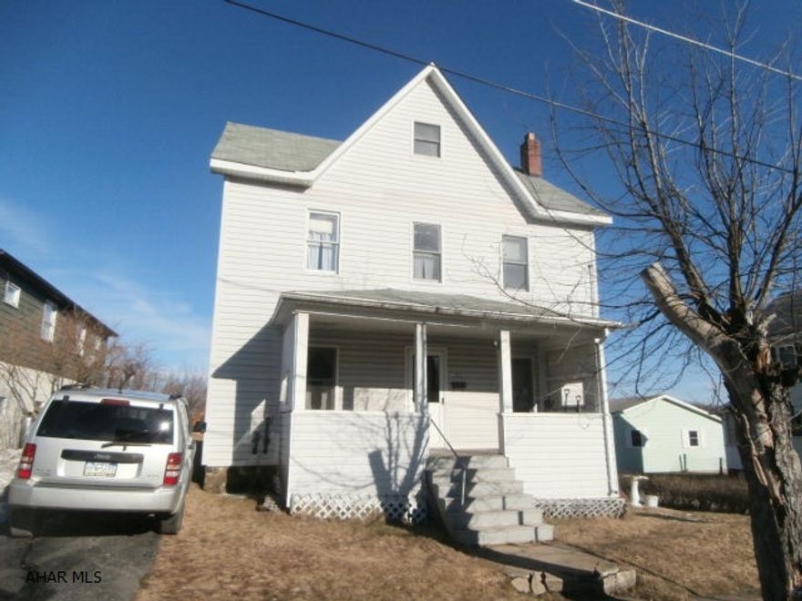 4 bedroom two story home with lots of space. New oil boiler. Coal boiler. Nice lot. Interior needs some updating. Great starter or family home. New electric breakers.