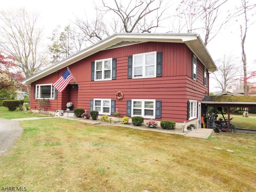 This 3 BR 2BA is in Bellwood Antis School District and easy access to I-99 to Altoona or State College.  Perfectly located no matter where you commute to work.  Large rooms and large level corner lot.  New metal roof & water tank.  Hardwood under carpet.