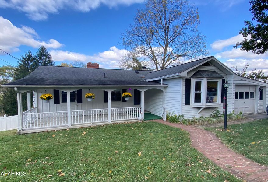 This updated ranch home located on a private cul de sac makes this a prime Meadowbrook terrace  location.   The  property commands lovely views of historic Bedford from the gorgeous sunroom.  Its a charming home with lots of character and one which makes entertaining enjoyable.  The main floor laundry adds to the appeal and the first floor bonus room lends itself to many possibilities. The lower level in law suite or recreation room opens onto a terrific fenced yard.  Central air, vinyl and brick exterior add to the value of this home.