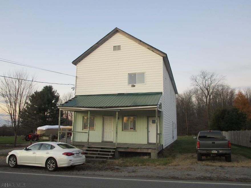 3 unit apartment building with separate elect.   Currently vacant but ready to rent. Second floor units have electric heat. First floor has oil fa heat. Possible 4th unit on 1st floor rear. Great opportunity for additional income at a low price.