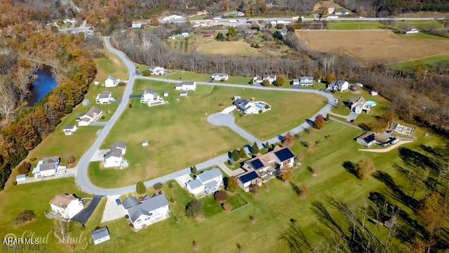 Residential building lots in a beautiful country subdivision above the Juniata River.  Easy access to Rt 30.  Cleared, level lots.  Community sewer system, paved streets, underground utilities.  Deed restrictions apply.  Buyer to drill own well.  Sewer tap-on fee will apply.