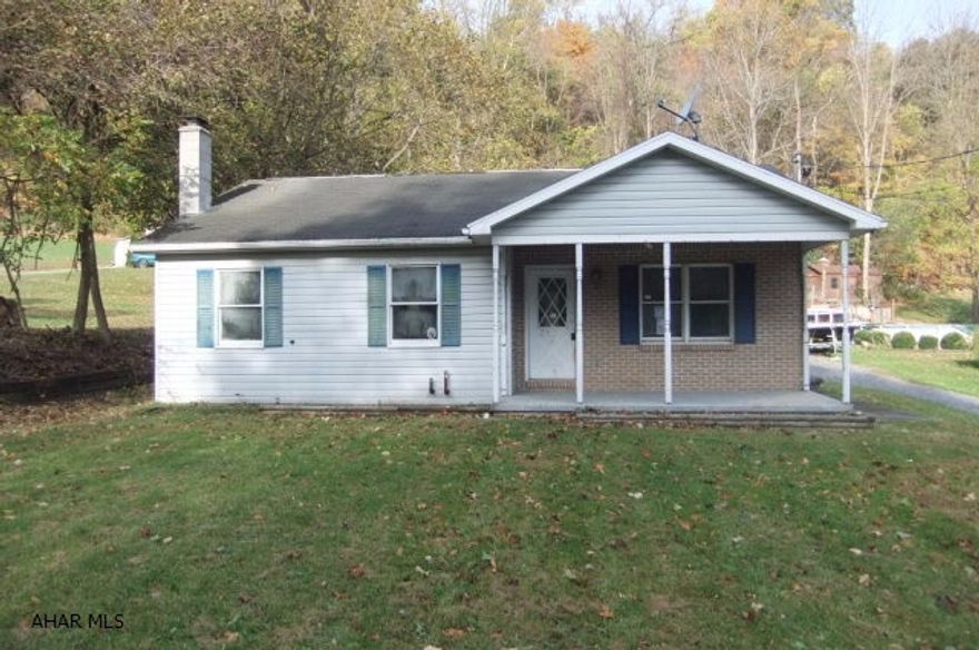 Mount Union area brick and vinyl rancher on 1.6 acres. Needs TLC throughout, but could be a real gem! Large eat-in kitchen, formal living room and 3 bedrooms. Off-street parking (driveway appears to be shared). Property sold AS-IS. Seller will make no repairs. Offers must be submitted through HUD approved broker. Buyer pays both transfer taxes. Equal Housing Opportunity.