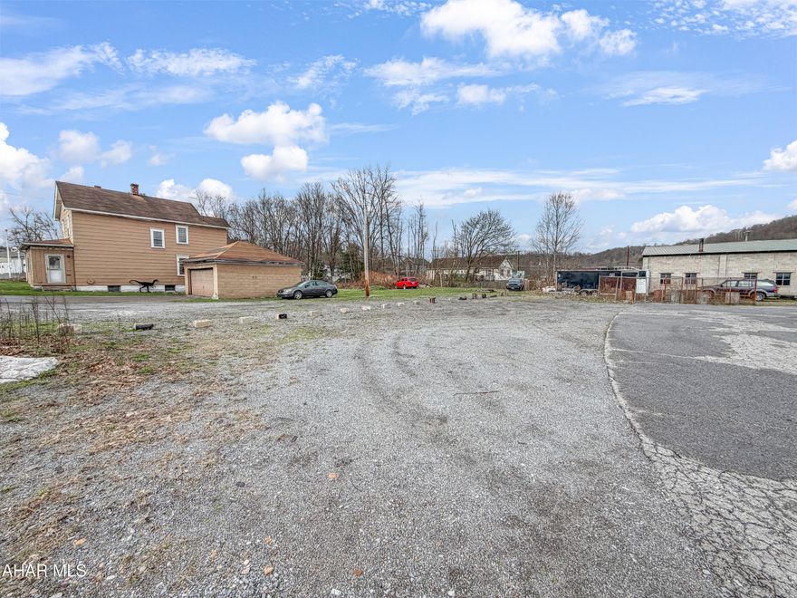 Prime opportunity in the heart of Portage! This level lot sits at one of the busiest intersections in town, offering exceptional visibility and constant traffic flow. Located directly across from Sheetz and next to the Portage Service Station, this high-exposure location is ideal for a variety of uses. Whether you're looking to establish a pop-up market, permanent food truck, or explore other business ventures, this property provides the visibility and accessibility to make it happen. Buyer to verify permitted businesses with the borough. Don't miss your chance to capitalize on this highly trafficked location!