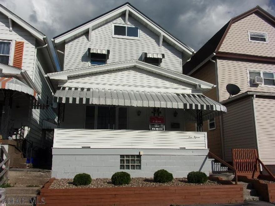 From the maintenance-free exterior to the newly-installed carpet  and flooring, this one really is in move-in condition, we're not kidding!   Modernized kitchen with stove and refrigerator, modern bath and good closet space.  Nice front porch with awnings and quiet rear patio overlooking fenced yard with place for your firepit and a shed for lawn equipment.  A lot to offer for this price!   This one may not last, better take a look!