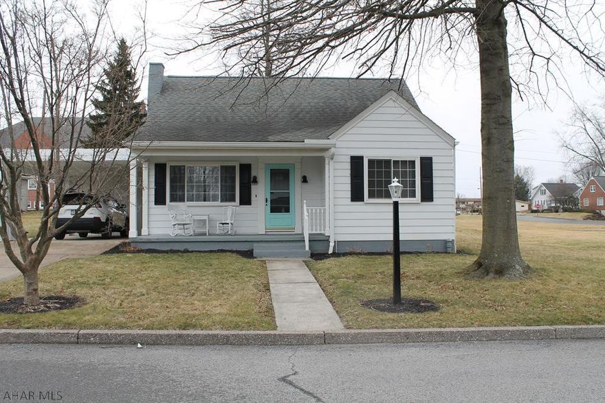 Well maintained move-in ready cape cod style home located in the heart of Martinsburg. Walking distance to everything Martinsburg has to offer. This 3 bedroom, 2 and 1 half bath house has all the comforts to make a home. First floor offers hardwood floors, ceiling fans,  and a beautiful full bathroom with tremendous storage throughout. There is a large laundry room in the basement along with a family room and 3/4 bath. Outside boasts a beautiful patio with an attached carport and workshop that has heat, water, and electric. So many different options for use of this space. Large flat lot and front porch are perfect for relaxing in the quiet neighborhood.