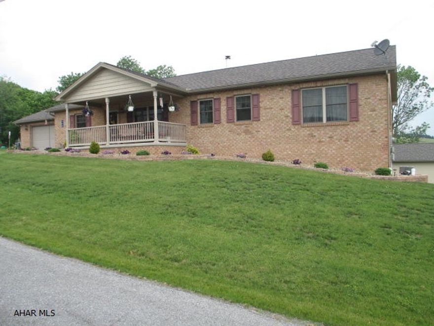 Wow! All Brick Custom Home built in 2007 by Crossman, Castle, and Morina. Quality and craftsmanship in every detail of this one story home. Room, Room and more Room! Energy Efficient with electric heat pump and backup Oil F/A furnace, Central Air, 1st floor Laundry, Handicapped accessible throughout, 2 car attached garage, and LARGE 2 car detached garage.  2 big basement rooms (one currently a wood shop) with high ceilings can be finished out to your liking (rough plumbing is already in the floor for a full bath in basement).