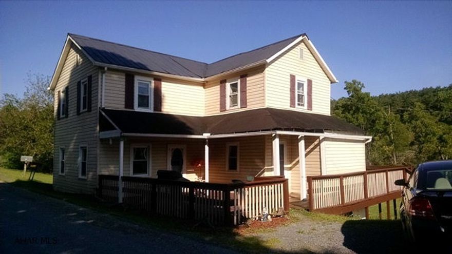 Two story farm house with newer windows, vinyl siding, updated kitchen on 17.687 acres. Great for a hunting camp or full time residence.