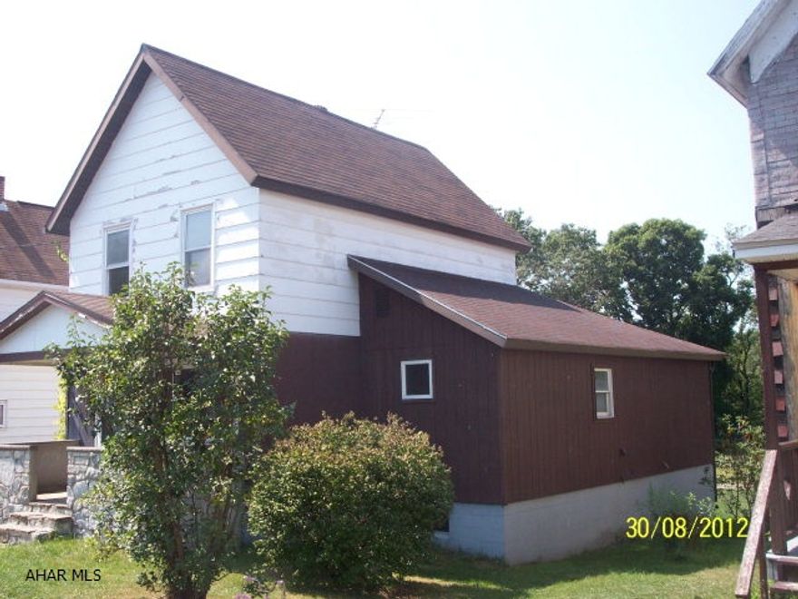 68 3rd Ave, Heilwood, Pa, 15745.  Property being sold As is and Where is.