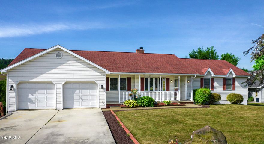 Escape to your own private oasis in this stunning setting in the much desired Penns Farms  neighborhood of Duncansville.  A spectacular private backyard in the most angelic setting is truly captivating. 

Meticulously maintained and just freshly painted throughout, this homes is calling you to make memories that will last a lifetime.  

A central foyer greets its guests with an inviting  living room with cath3edral ceilings while the back of the house allows interior and exterior spaces to blend seamlessly.  One can easily imagine entertaining guest and family members in the lovely floor plan where tons of natural light enhanced by warm and inviting spaces overlooks a majestic backyard retreat where a large deck beckons you to enjoy the serene setting.

The spacious kitchen with tons of kitchen cabinets and counter space will delight any cook where easy access to the garage makes carrying groceries so much easier.

Two bedrooms share their own private bathroom while the owner's suite is nicely appointed with its very own bathroom and walk in closet.

The lower level is another amazing space and could easily accommodate friends or guest with their very own living room, kitchen, bathroom, bedroom and with private walk out entrance to backyard. 

This fabulous home will definitely not last long and don't delay in booking your private showing soon.