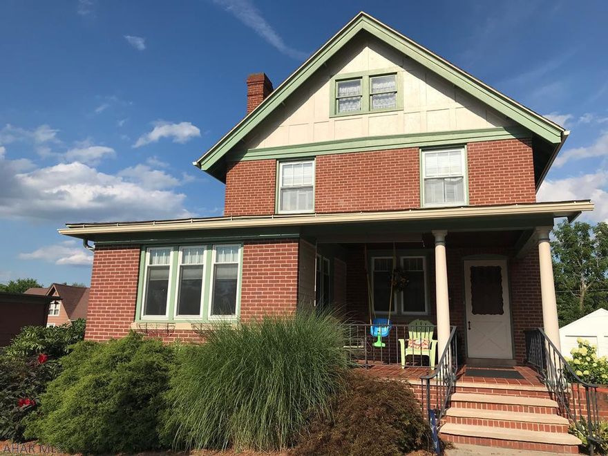 What a gem in Hollidaysburg Boro!  This 3 bedroom/ 1.75 bath home is perfect for those that want to be close to everything and enjoy private backyard space.  You will love the natural beauty this home has with it's  gorgeous hardwood floors, ample natural light, and classic woodwork.  The extra wide staircase leads to 3 nice size bedrooms and bath.  If you are looking for storage space, you will love the walk up attic.  Enjoy relaxing on the covered front porch or on the spacious deck in the fenced backyard. 1 car garage for your convenience too! Don't wait, schedule your showing today.