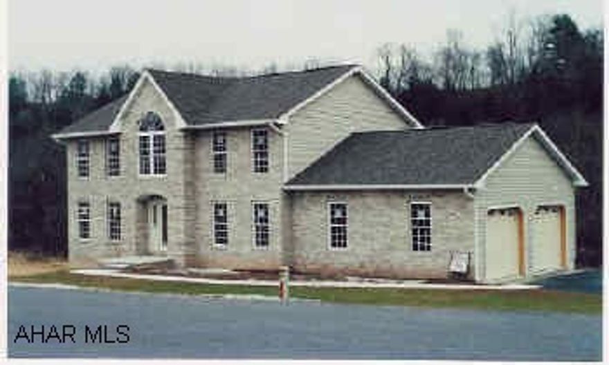 New Construction, 2 story Brick and vinyl with view of River