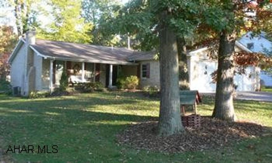Beautiful 3 BR 2.75 BA Ranch- in unbeatable area of Antis-Twp.  Loaded with conviences.   Seller is related to listing Agent. Yes!  It has it all-  New C/A, Hardwood floors, Carpet.  Fresh paint, Eik, Gas FP, Spacious rooms, Full basement partially finished. Beautifully maintained.  Seller is related to Agent.