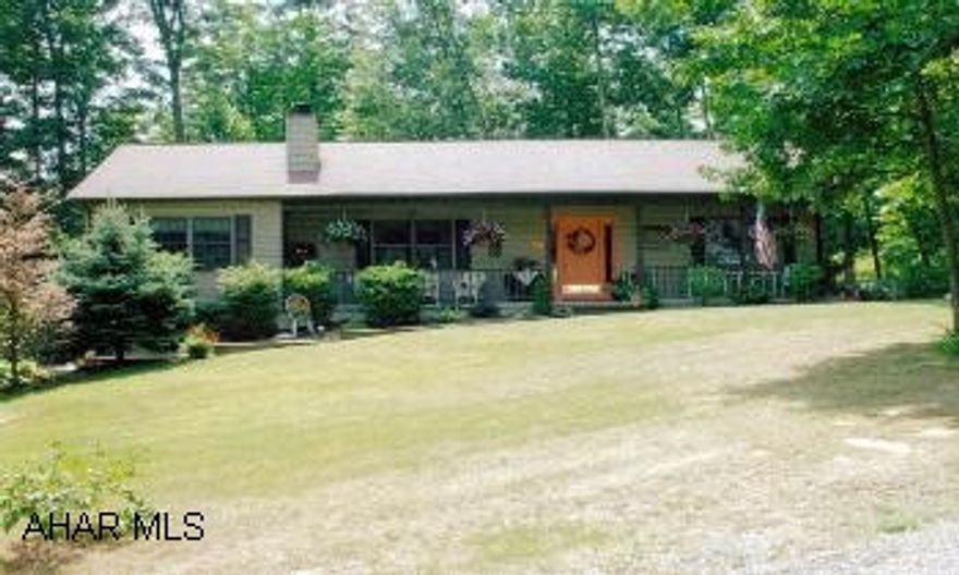 Nice Rancher, 3BR/2BA, cathedral ceilings, open floor plan, nice deck and covered porch. Close to schools. Heat pump geo thermo system for energy efficiency.