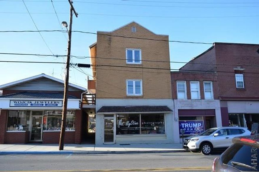 Very well maintained income producing mixed use building with 1st floor storefront and 7 apartments. Off street parking. Separate electric to each unit. Fire detection and sprinkler system throughout for low insurance rates. Landlord maintains building oil hot water/radiator heat at 50 degrees and each unit having their own electric heat.