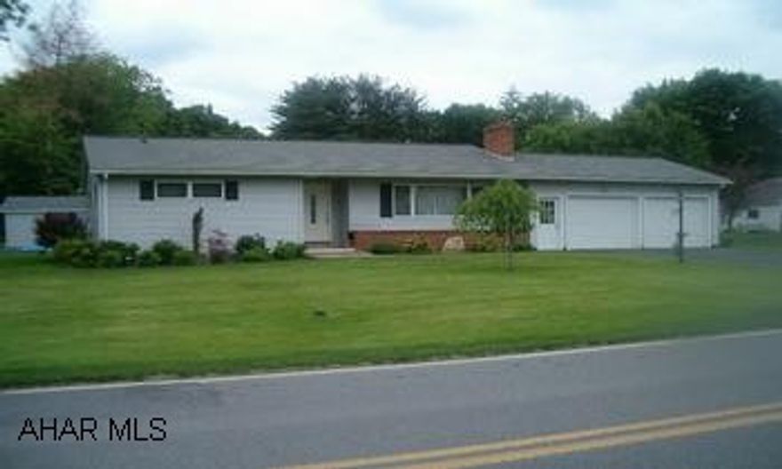 Very nicely updated Ranch home with new maple kitchen and large open basement with great possibilities, Call John Farabaugh at 329-2359 New siding, roof, paint, landscaping, porch, patio, all appliances stay.