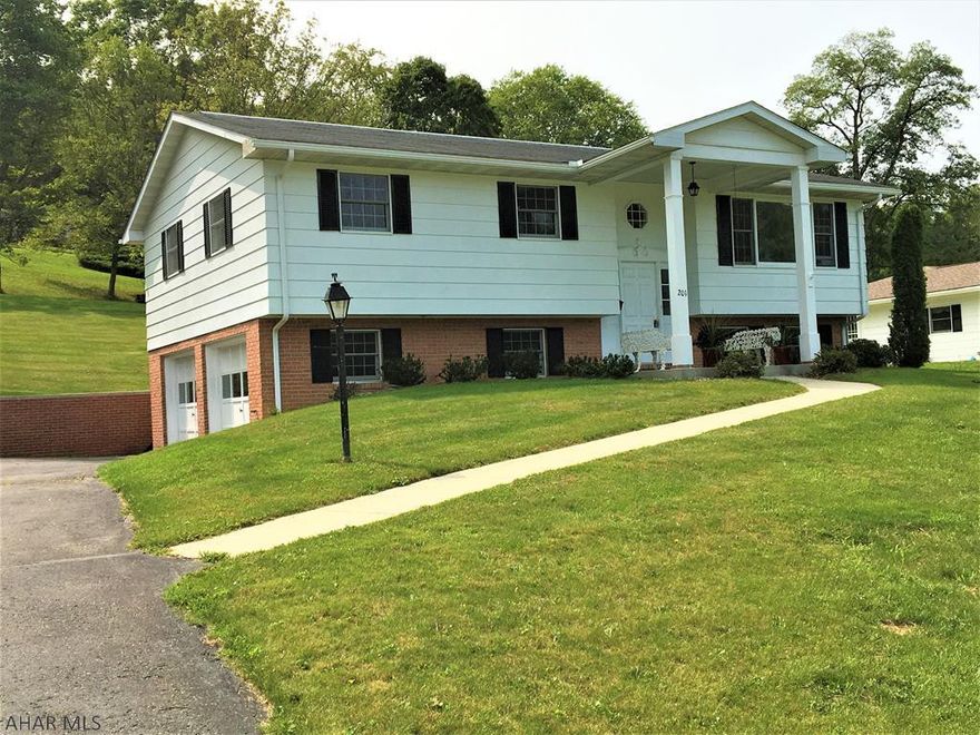 Great curb appeal in this Bi-Level Home. First time home buyers, investors or if you're just looking for a good deal on a solid home , look no further. Large main level living room with huge window, dining area and kitchen with appliances included. 3 bedrooms and 2 bathrooms on main level. Rear covered deck with brand new steps. Finished family room in the lower level with inviting wood fireplace, 1/2 bath and laundry room. 2 car garage Come and take a look and let your imagination do the rest!