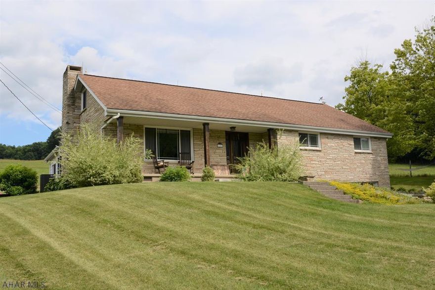 ** Make Offer** Very well maintained and beautifully landscaped home. Offering 4 Bedrooms and 1 bath on the main floor & 2 bonus rooms on the 2nd floor. Also features a partially finished walk out basement with 3/4 bath, laundry area, and garage. Recent updates such as new windows and high efficiency heat pump with oil back-up.