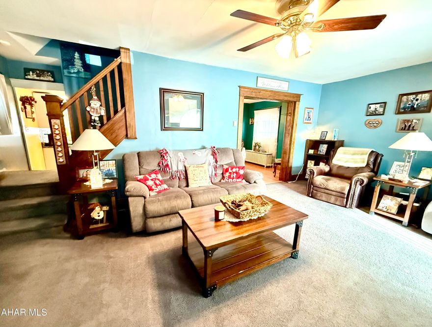 Charming and completely updated 3 bedroom, 1 bath home in a fantastic location! This move-in ready gem beautifully blends modern updates with gorgeous original woodwork that adds warmth and character throughout. Enjoy summer evenings on the covered deck overlooking the fully fenced backyard with privacy fencing - perfect for entertaining, pets, or relaxing after a long day. The detached garage adds extra convenience and storage. Sellers are very motivated and already under contract on their next home!! Don't miss your opportunity to own in this desirable neighborhood close to PSU Altoona and many additional, easily accessible amenities such as restaurants and grocery stores!